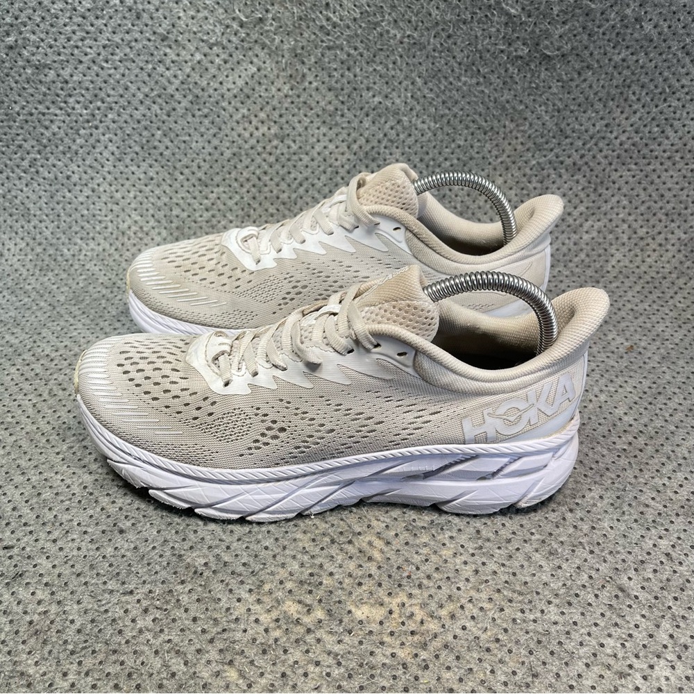 Hoka One One Clifton 7 White Running Shoes Size 8 Men’s